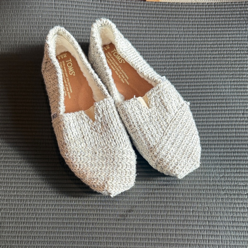 Toms Women's Cream Slip-On Shoes